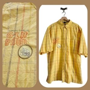 LE JEAN DE MARITHE + FRANCOIS GIRBAUD MEN'S BUTTON DOWN SHIRT